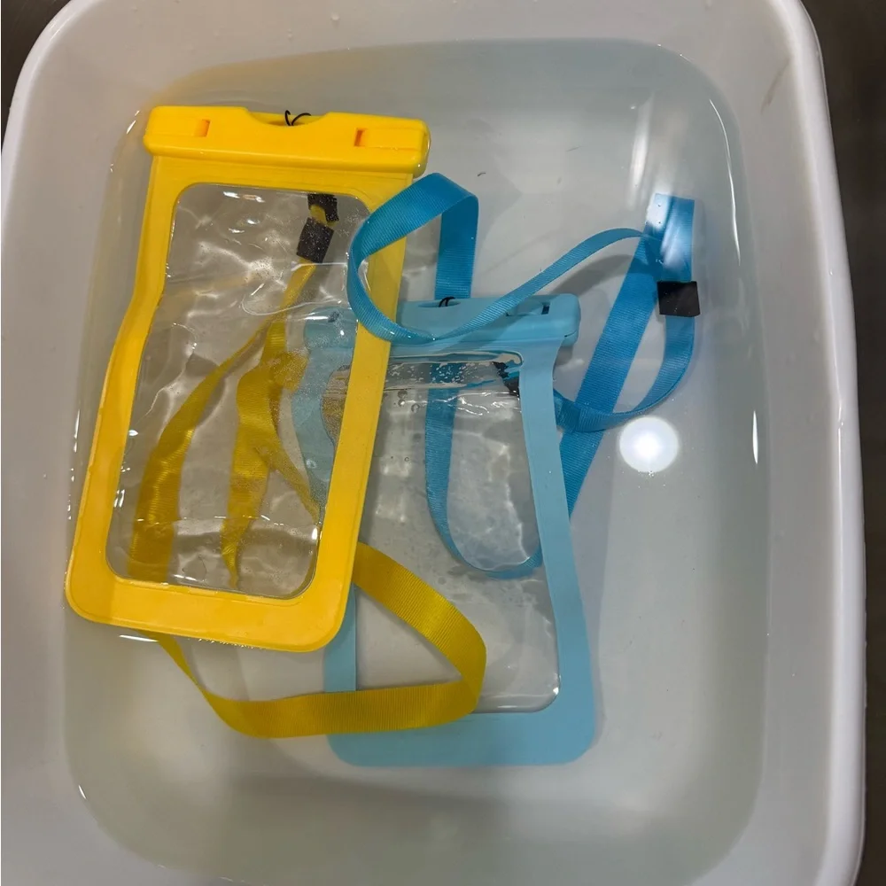 Set of Three Waterproof Phone Pouches Never Used
